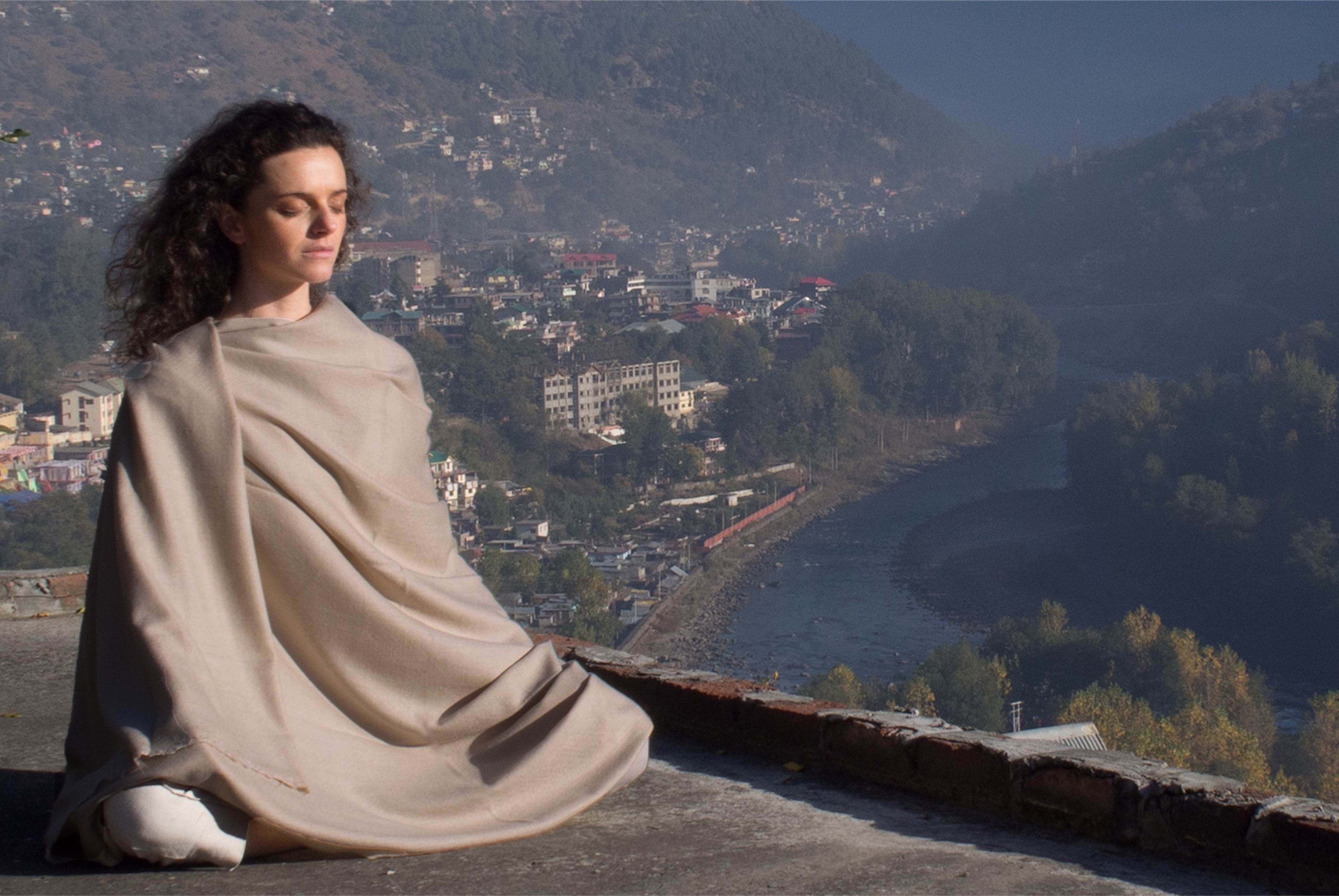 Shyam Thick | Gents Pashmina Meditation Shawl - Esprit de l'Himalaya