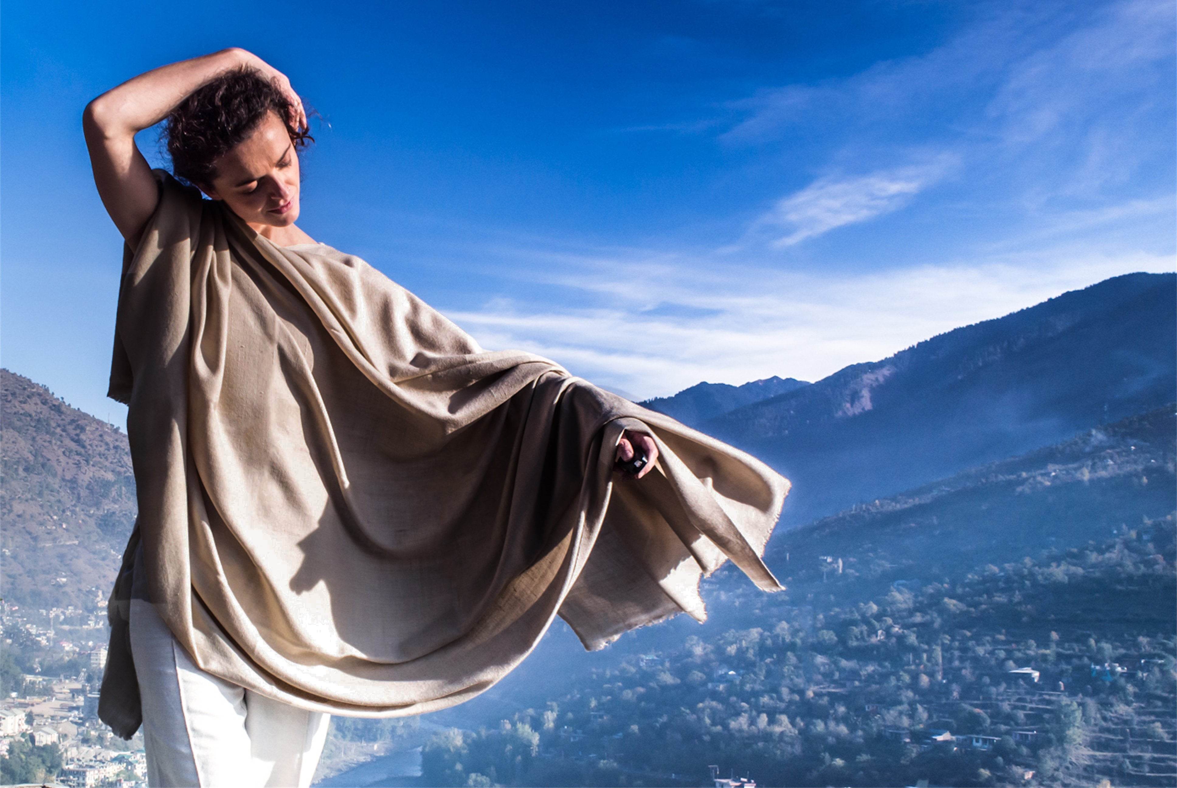 Shyam Thick | Gents Pashmina Meditation Shawl - Esprit de l'Himalaya