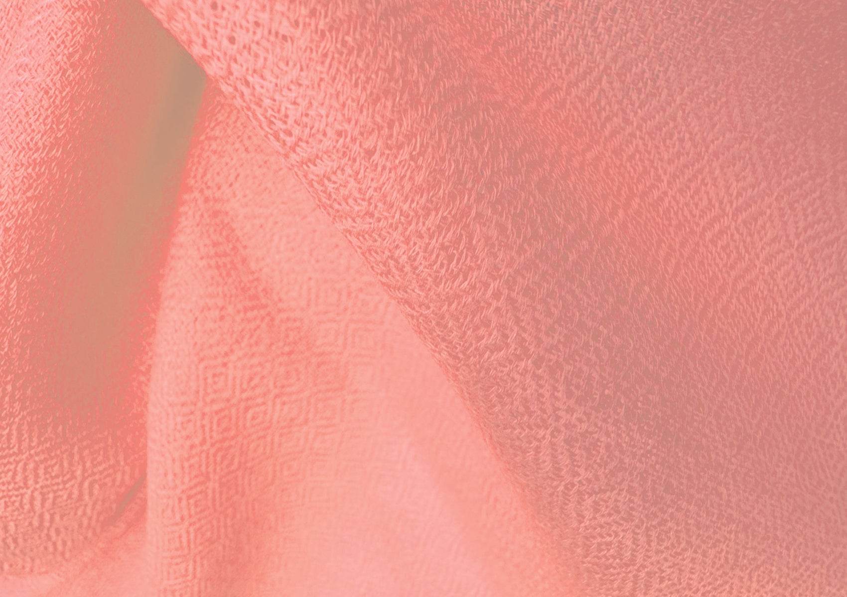 SUNDARI NEW Tibetan Meditation Blanket – Peach - Esprit de l'Himalaya