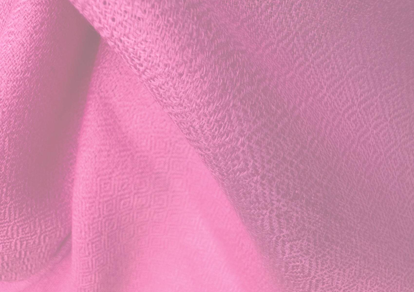 SUNDARI NEW: Elegant Silk-Wool Shawl – Pink - Meditation & Everyday Style - Esprit de l'Himalaya