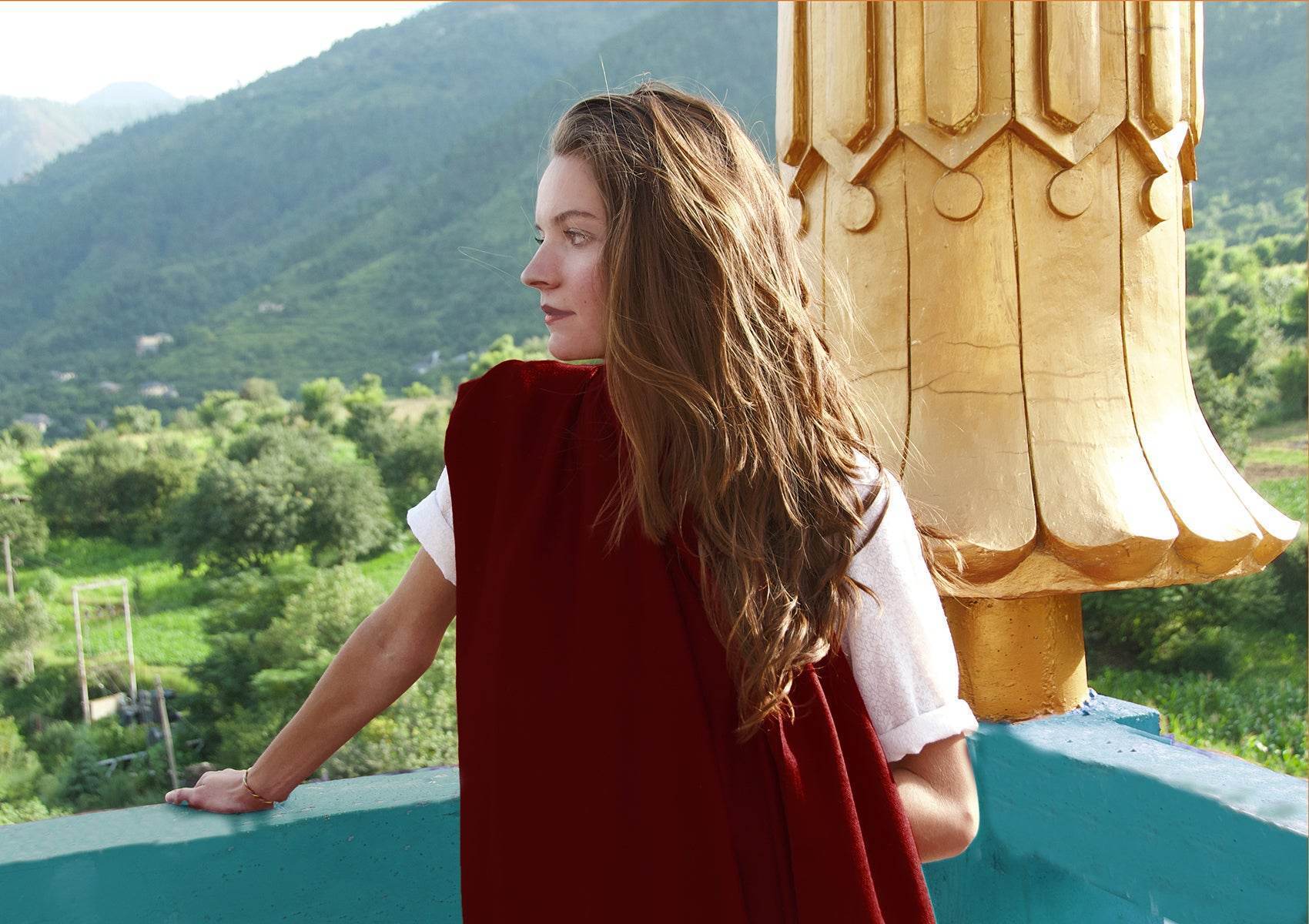 BODHI - Extra Large Pashmina Meditation Shawl - Esprit de l'Himalaya