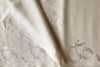CHANDRIKA OM Shawl | Online OM design Yoga Blanket | Cream Colour | Esprit de l'Himalaya