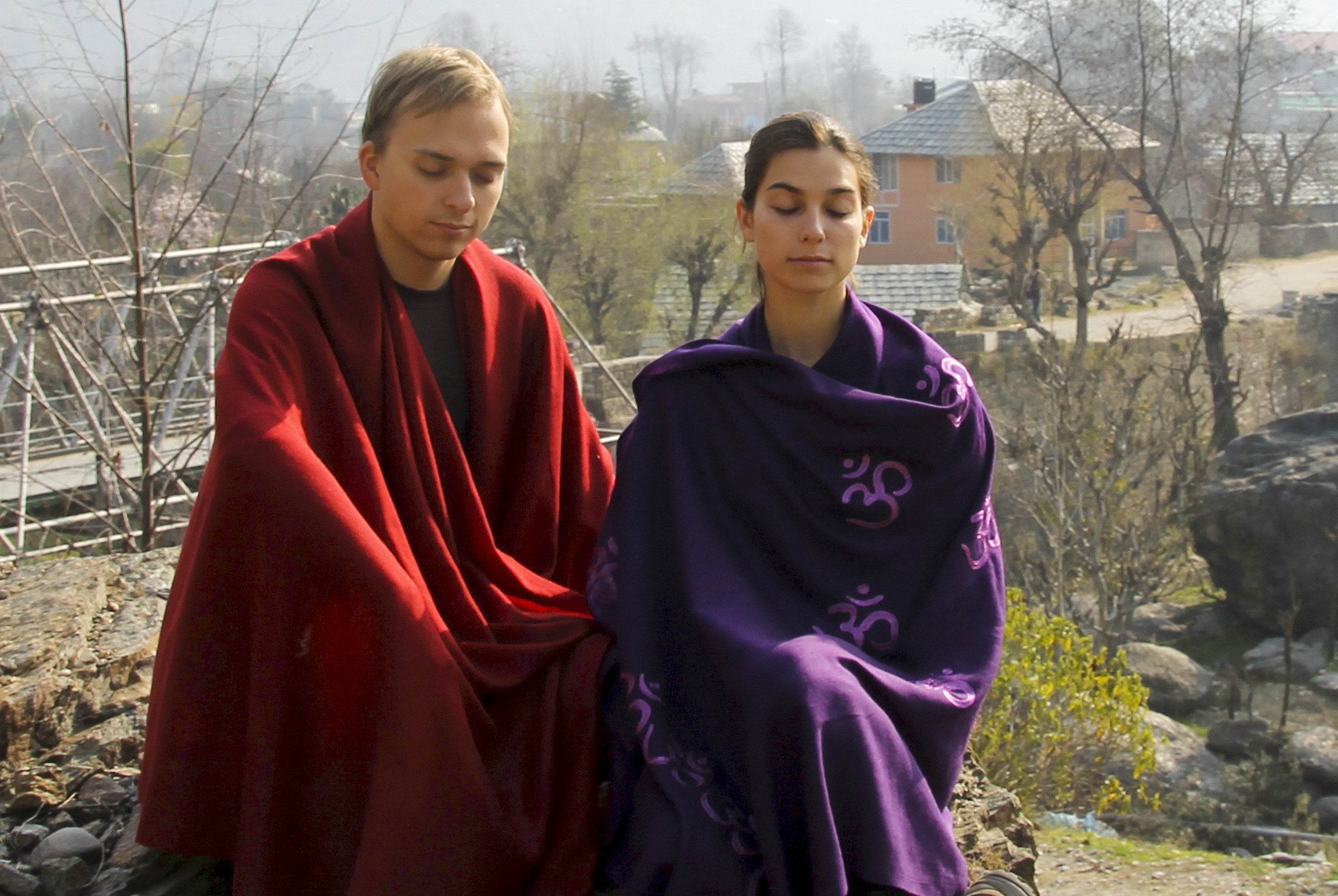 CHANDRIKA OM - Yoga Blanket - Esprit de l'Himalaya
