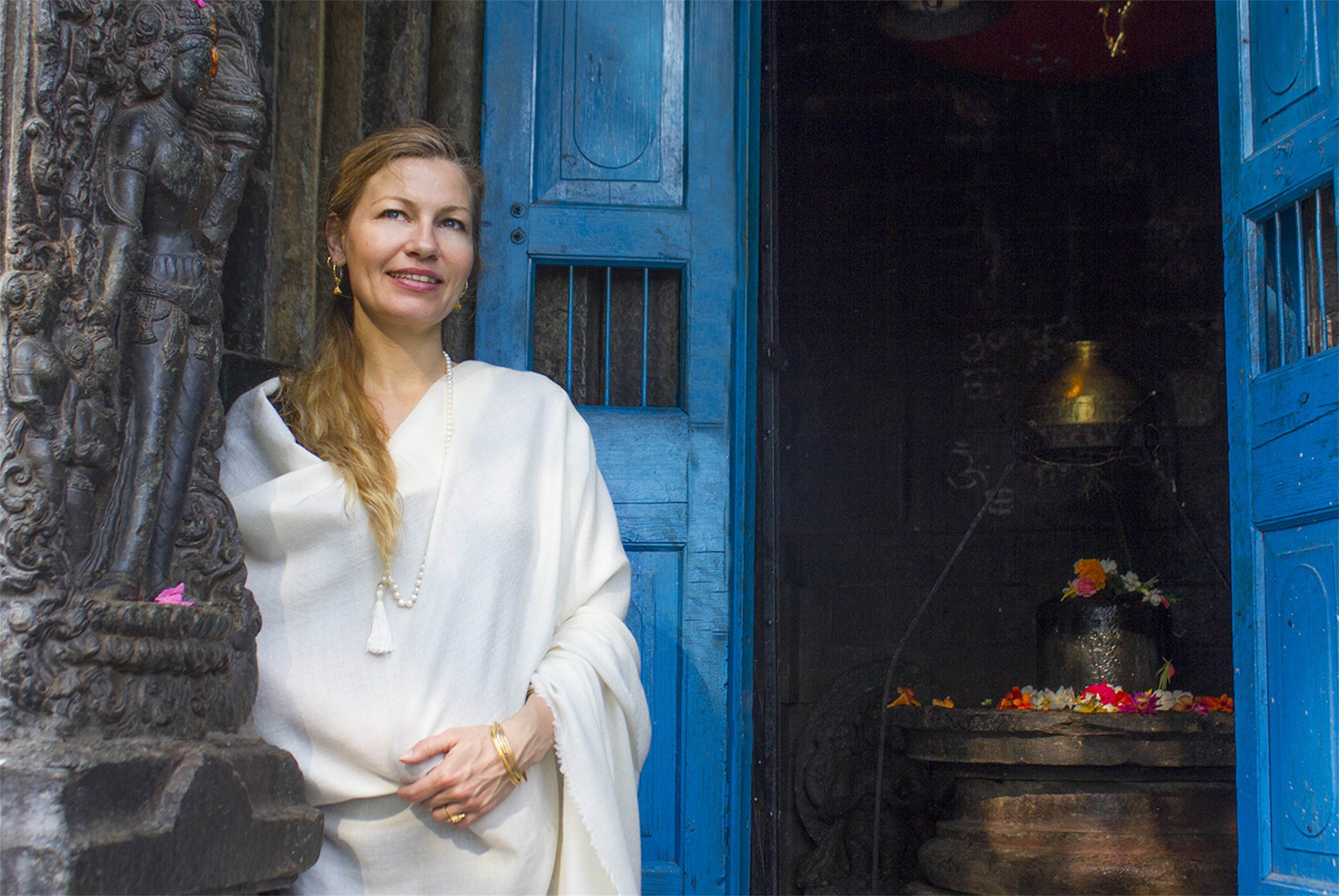 BODHISATTA - Buddhist Pashmina Shawl - Esprit de l'Himalaya