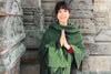 Ishwar Large Shawl | Handmade Meditation and Yoga Shawl | Green | Esprit de l'Himalaya-1