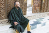 Milarepa Buddhist Shawl | Large Woolen Prayer Shawl | Green |  Esprit de l'Himalaya-12