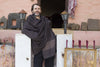 Milarepa Buddhist Shawl | Large Woolen Prayer Shawl | Brown |  Esprit de l'Himalaya-13