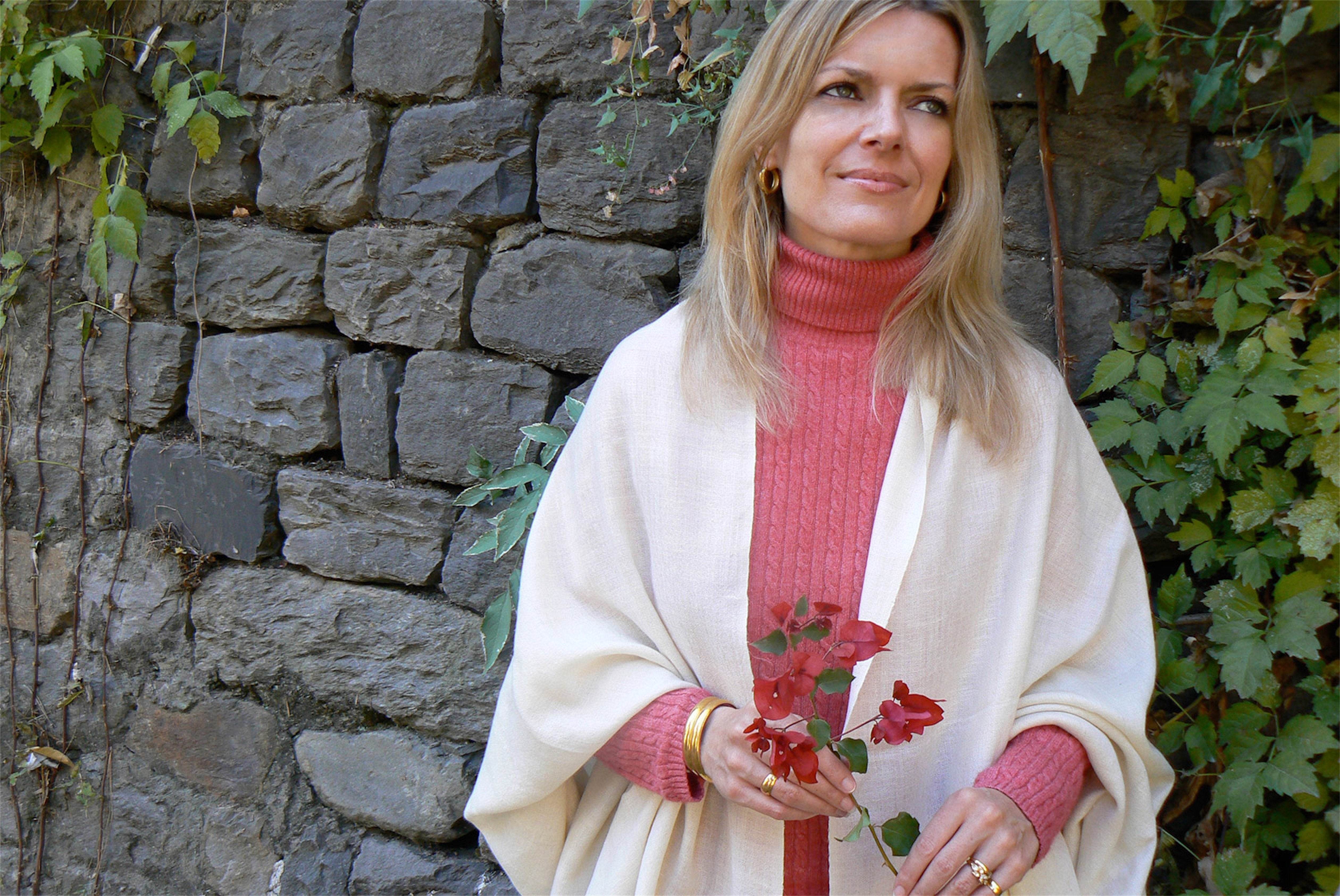 BODHISATTA - Buddhist Pashmina Shawl - Esprit de l'Himalaya