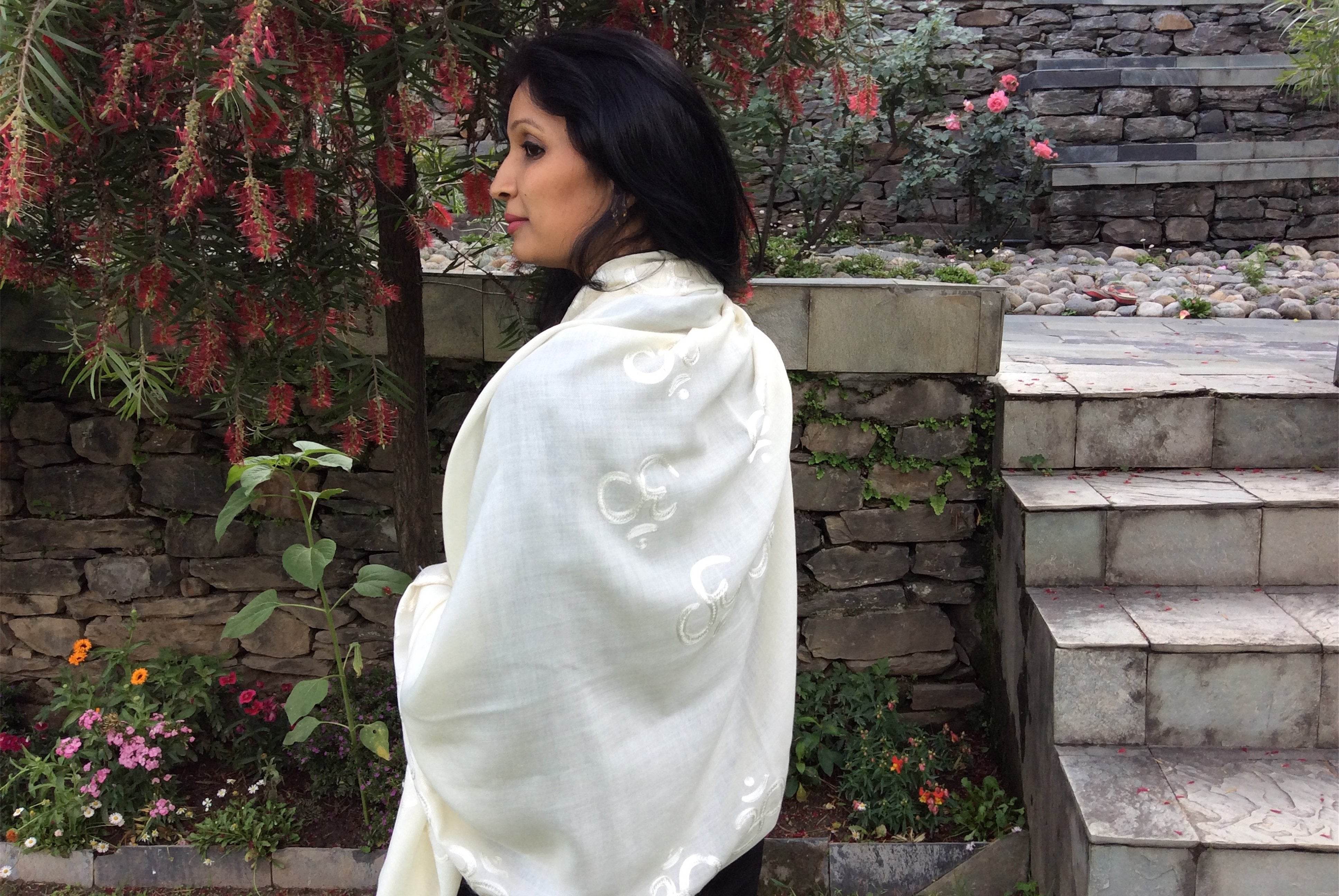 CHANDRIKA OM - Yoga Blanket - Esprit de l'Himalaya