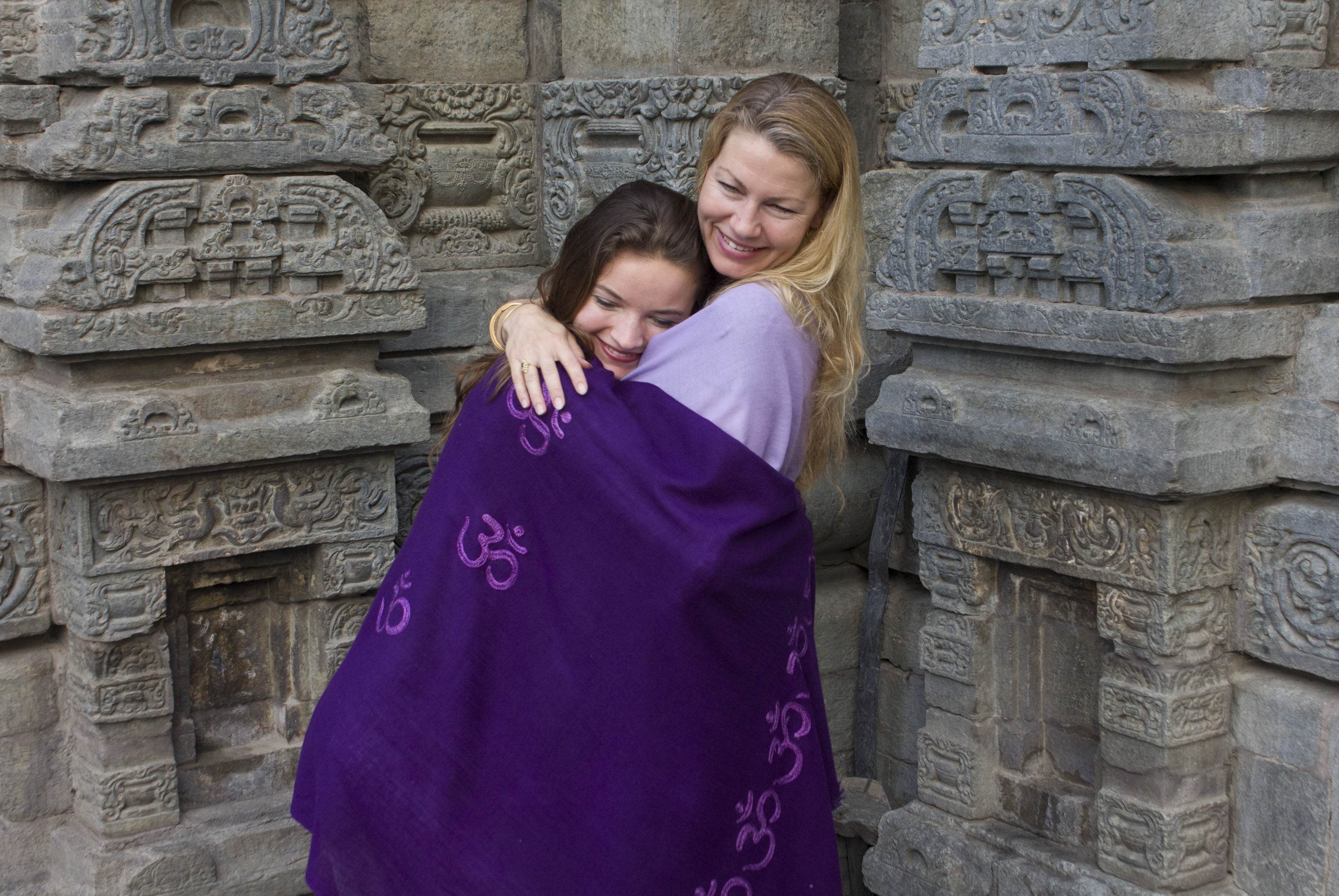 CHANDRIKA OM - Yoga Blanket - Esprit de l'Himalaya