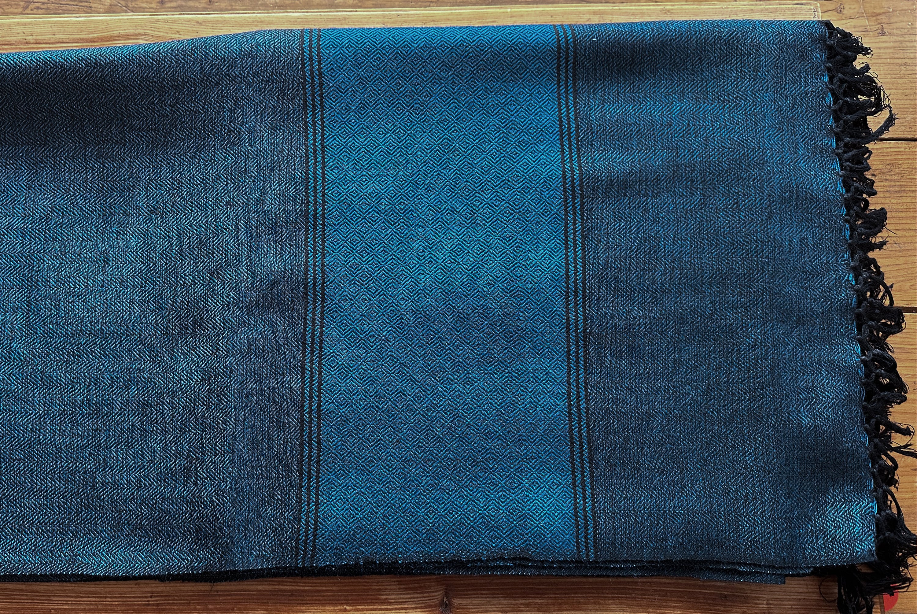 SHIVAM Meditation Shawl or Meditation Blanket- Denim Blue