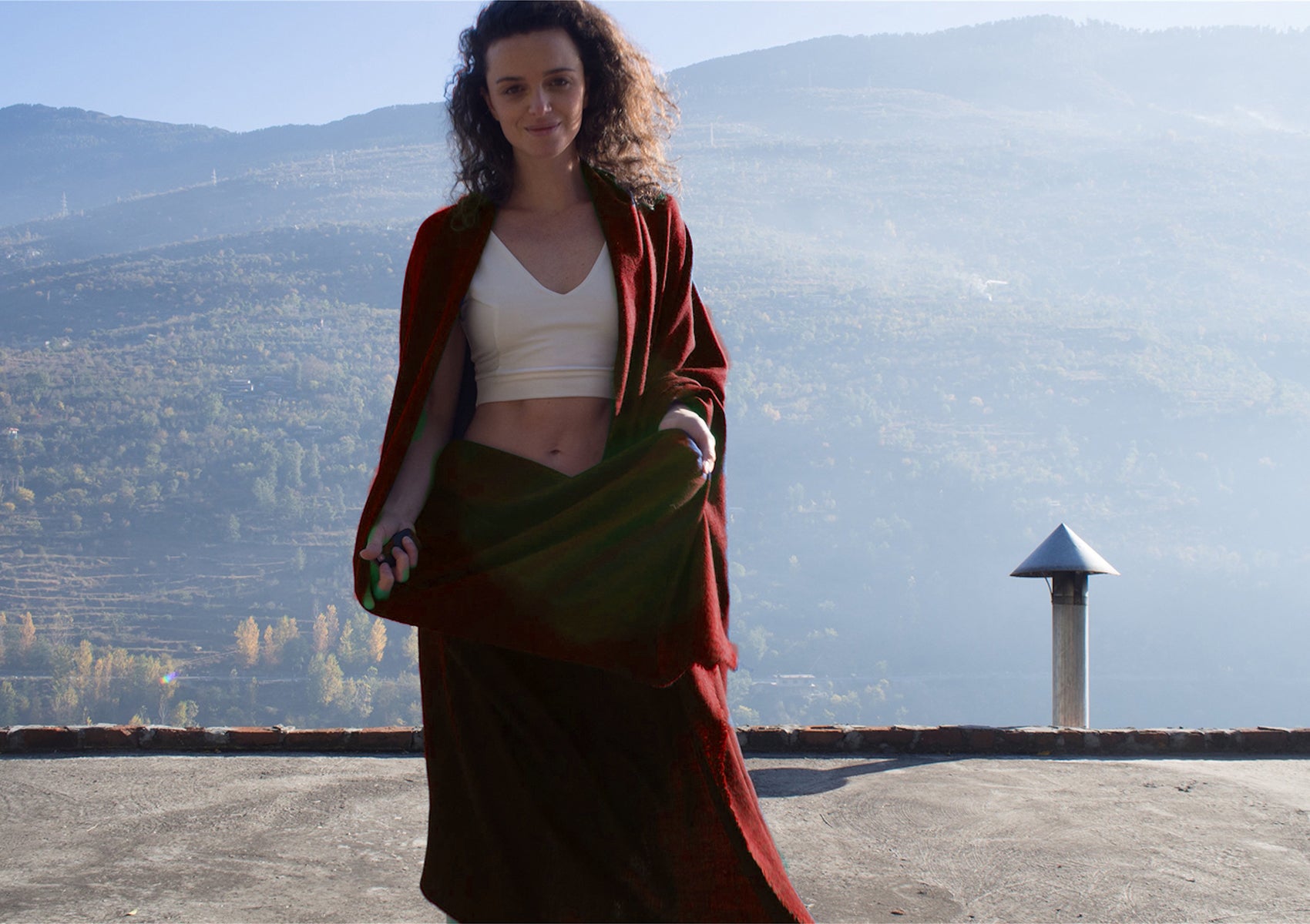 LAKSHMI épais - Châle de méditation en pashmina