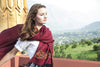 Deva Large Shawl | Buddhist woollen meditation shawl | Esprit de l'Himalaya