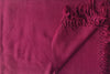 Gagan Shawl | Large Blankets for meditation | Burgundy Red | Esprit de l'Himalaya