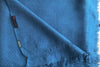 Gagan Shawl | Large Blankets for meditation | Steel blue | Esprit de l'Himalaya -2