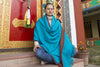 Karuna Shawl | Ethnic shawl with a magnificent border | Esprit de l’Himalaya