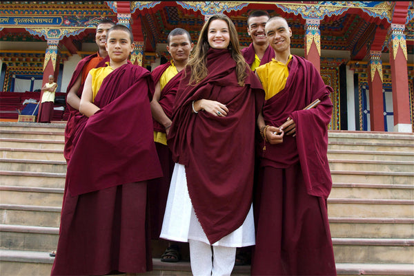 Shunyata Large Shawl | Woollen Buddhist Shawls | Esprit de l'Himalaya
