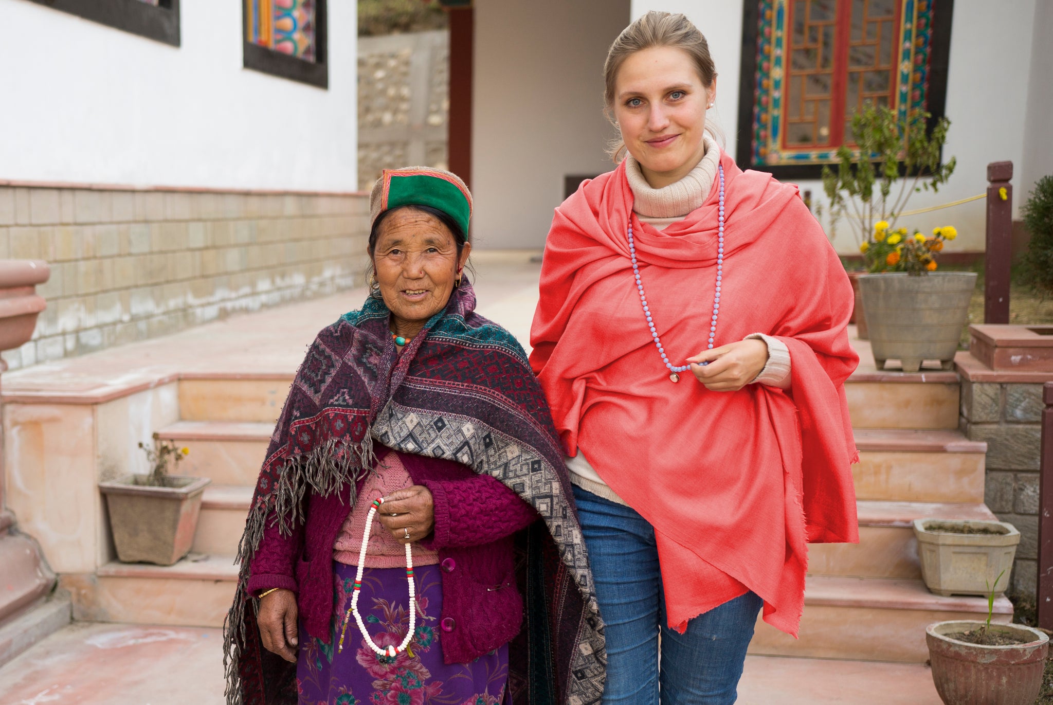 Ishwar Handwoven Meditation Shawl  Esprit de l'Himalaya – Esprit